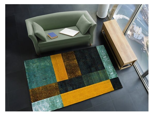 Tappeto giallo/blu 80x150 cm Pandora Pablo – Universal