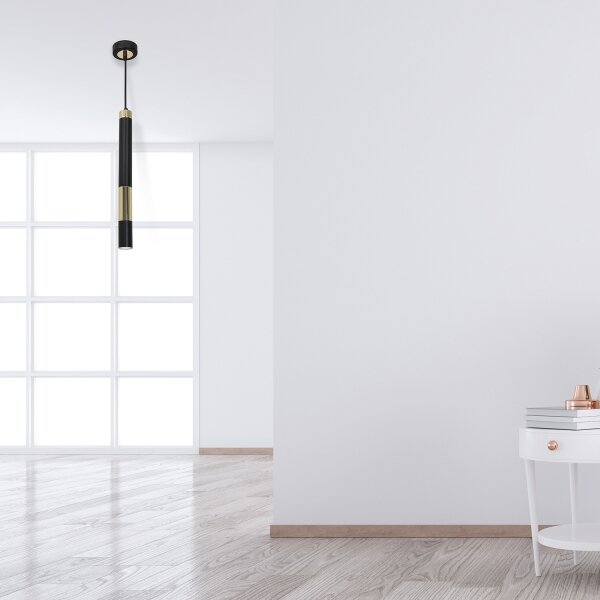 Lampadario LED su fune DALLAS 1xGU10/3W/230V