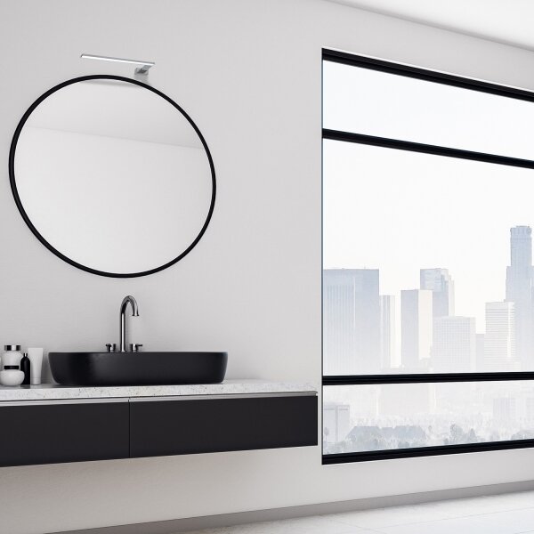 Applique da bagno a LED SHINE LED/11W/230V 45 cm IP44 cromo lucido