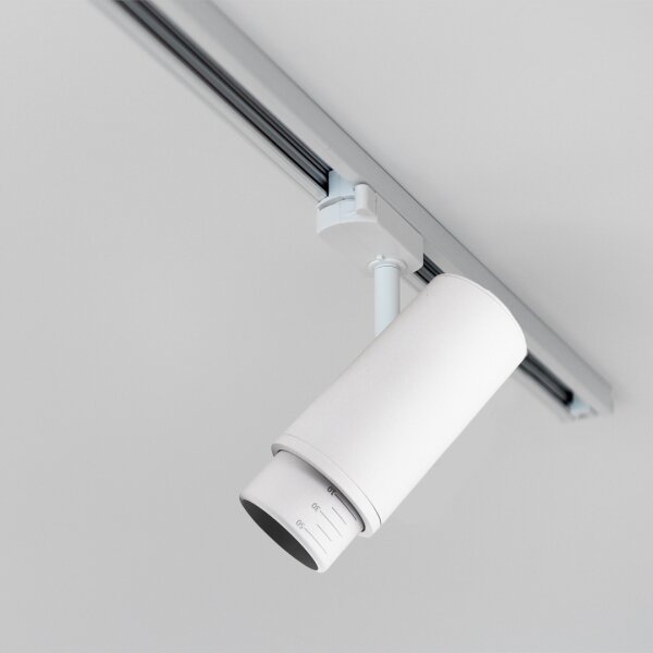 Faretto per sistema a binario MICA 1xGU10/25W/230V Monofase bianco