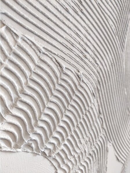 Quadro dipinto a mano 90x120 cm White Sculpture - Malerifabrikken