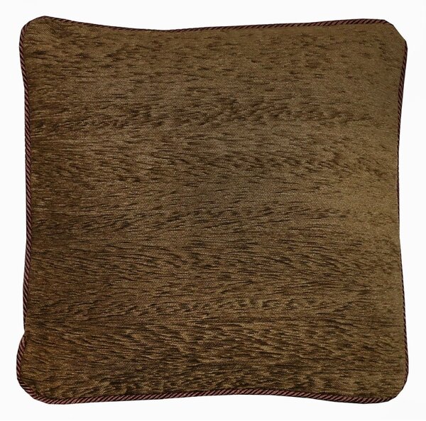 Federa cuscino gobelin con cordoncino 42x42 cm marrone Chenille IT150