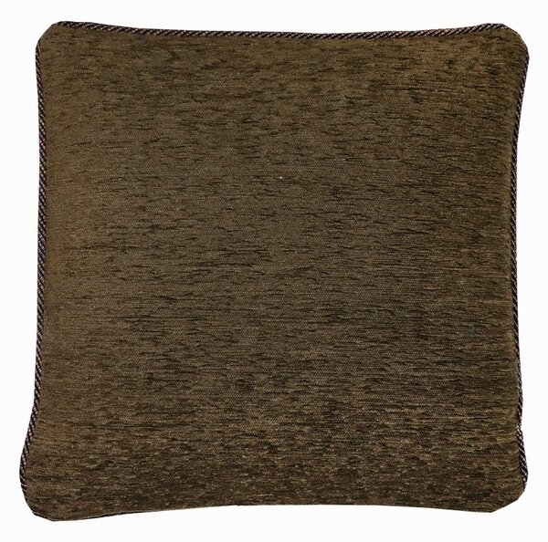 Federa cuscino gobelin marrone scuro Chenille IT150