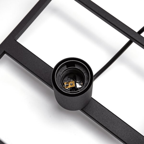 Lampadario da soffitto Open Cube Nero 1 x E27 Aigostar