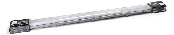 Plafoniera stagna a 2 posti con Tubi Led G13 T8 inclusi da 120cm in plastica Bianco freddo 6500K Aigostar