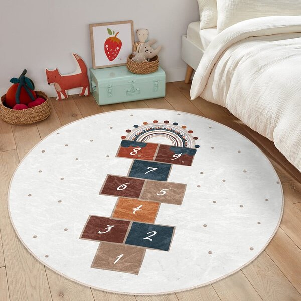 Tappeto per bambini crema ø 120 cm Comfort - Mila Home