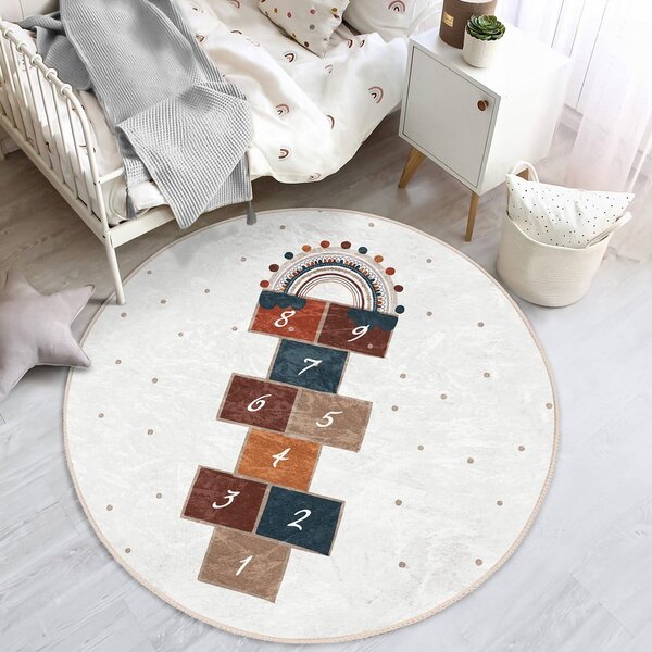 Tappeto per bambini crema ø 120 cm Comfort - Mila Home