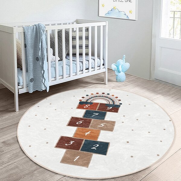 Tappeto per bambini crema ø 120 cm Comfort - Mila Home
