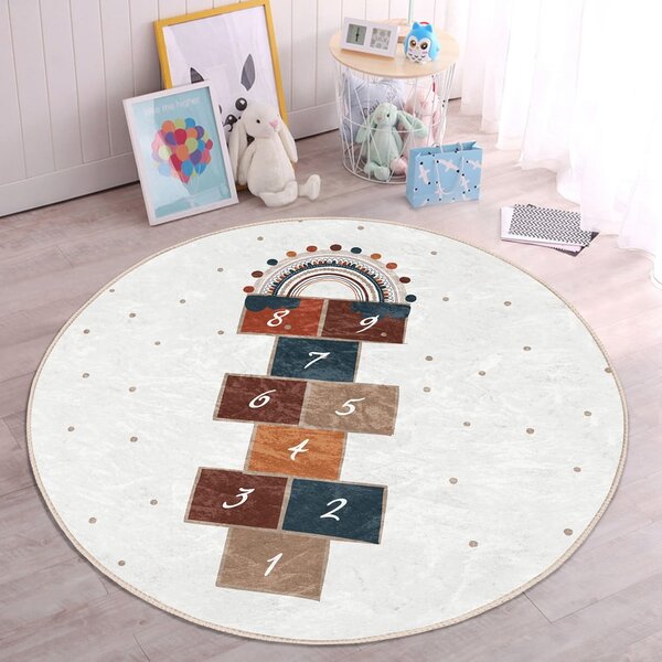 Tappeto per bambini crema ø 120 cm Comfort - Mila Home