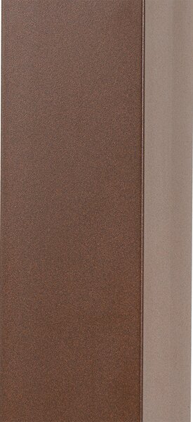 Lampada da esterno intelligente color marrone ruggine 80 cm con WiFi P45 - Malios
