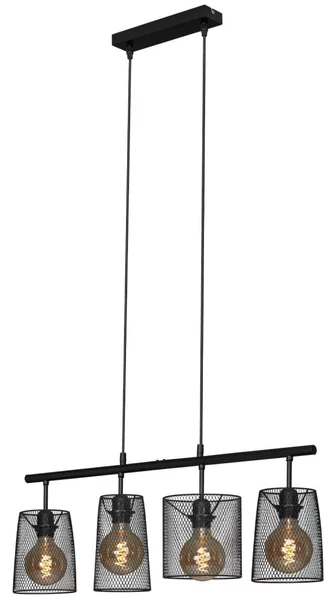 Brilo 4026-045 - Lampadario a sospensione con filo RETRO 4xE27/60W/230V