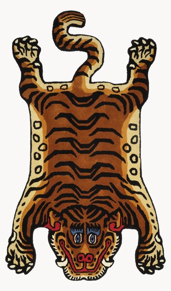 Tappeto in lana fatto a mano Tiger