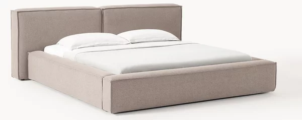 Letto imbottito con contenitore Lennon