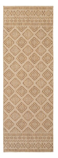 Passatoia da interno ed esterno beige 80x250 cm Mira 1452 – Ayyildiz Carpets