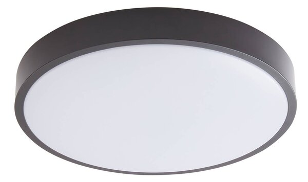 Lindby Smart LED lampada da soffitto Innes nero 38 cm RGB CCT Tuya