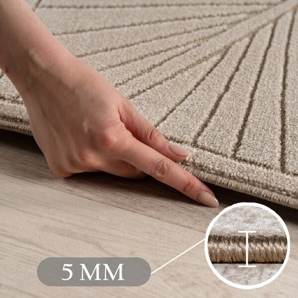 Passatoia da interno ed esterno beige 80x250 cm Nova 1203 – Ayyildiz Carpets