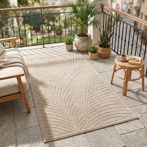 Passatoia da interno ed esterno beige 80x250 cm Nova 1203 – Ayyildiz Carpets