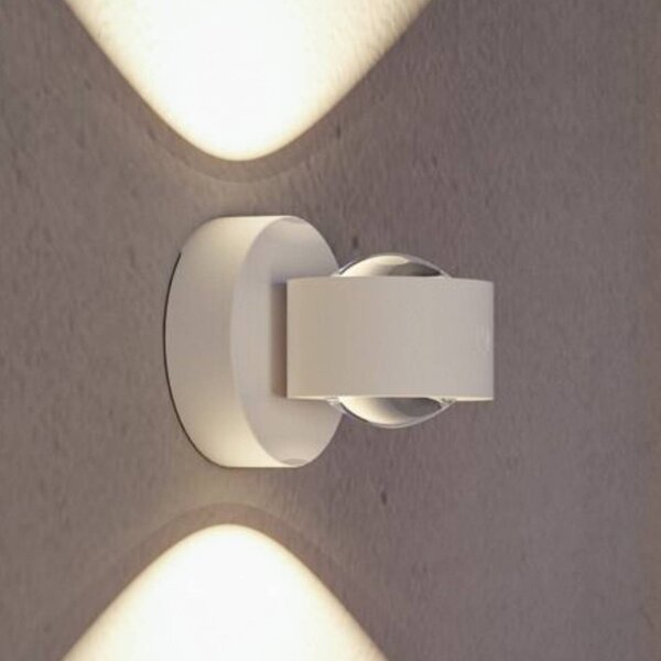 Paulmann Applique da esterni Zorik, dimmerabile, Bianco / Opale, Bagno, Plastica, Moderno, Applique da esterni