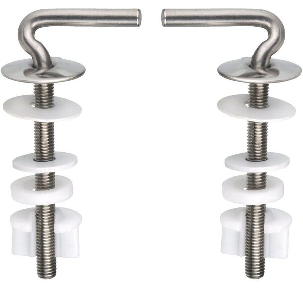 Cornat tec364896 - cerniera per sedile wc con fissaggio rapido