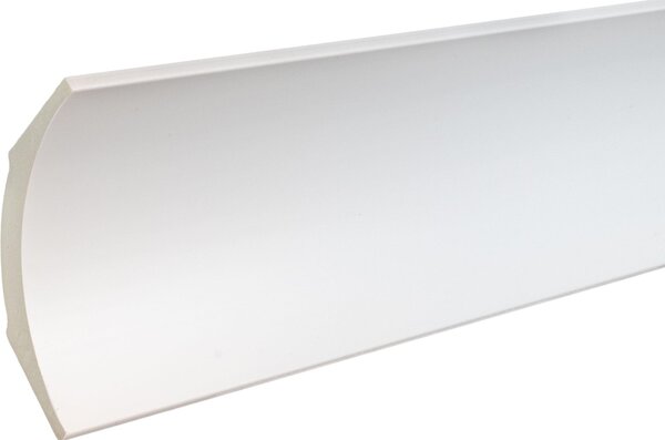 Profilo a stucco PROVISTON in plastica bianca - 75 x 75 x 2000 mm Moderno profilo per il soffitto
