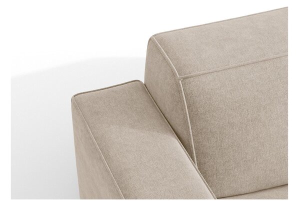 Divano angolare beige (con penisola a sinistra/con chaise lounge) Jodie – Micadoni