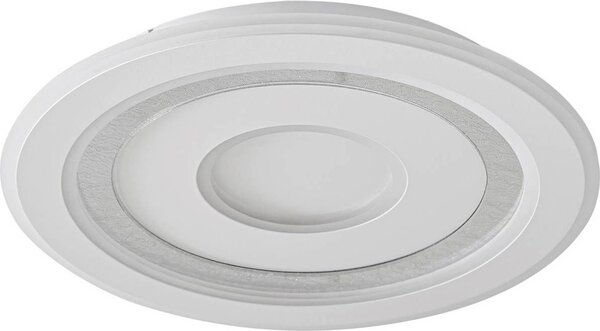 Lindby Plafoniera LED Lorvik, Ø 40 cm, bianco, CCT, dimmerabile