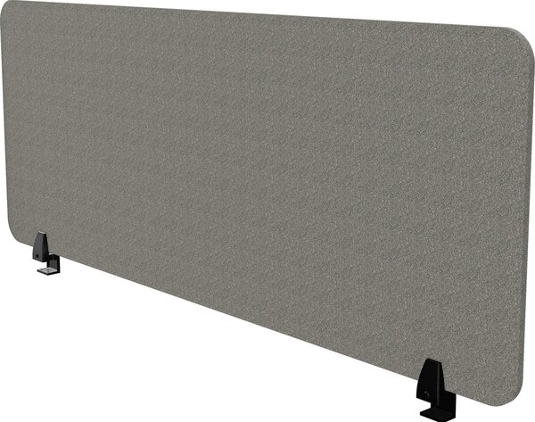 ASSMANN Parete divisoria per scrivania VITECO 140 cm Sesame Nero Grigio, 140x56 cm
