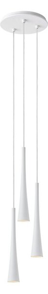 Rossini Corvina Evo COR115 sospensione 3 luci con rosone tondo GU10