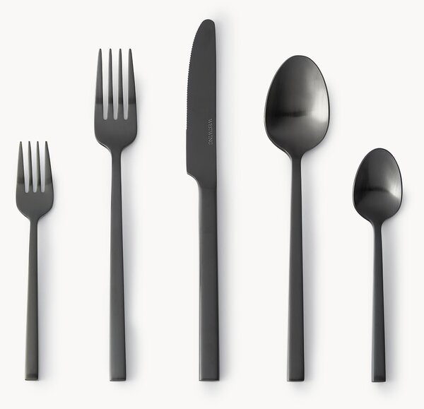 Set di posate spazzolate opache Shine, varie misure