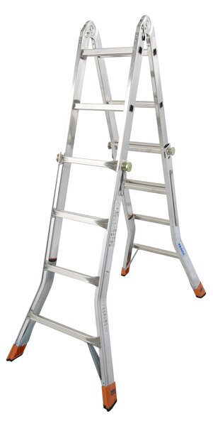 Scala telescopica MONTO TeleMatic a pioli, 4x4 pioli, 129956