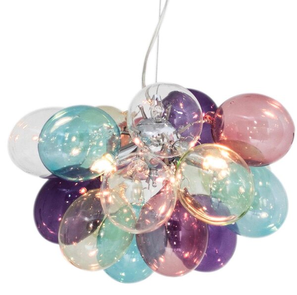 By Rydens Lampada a sospensione grande Ø 30 cm Multicolore Rotonda
