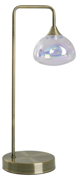 Lampada da tavolo Varna LED Ø17,5 cm ottone