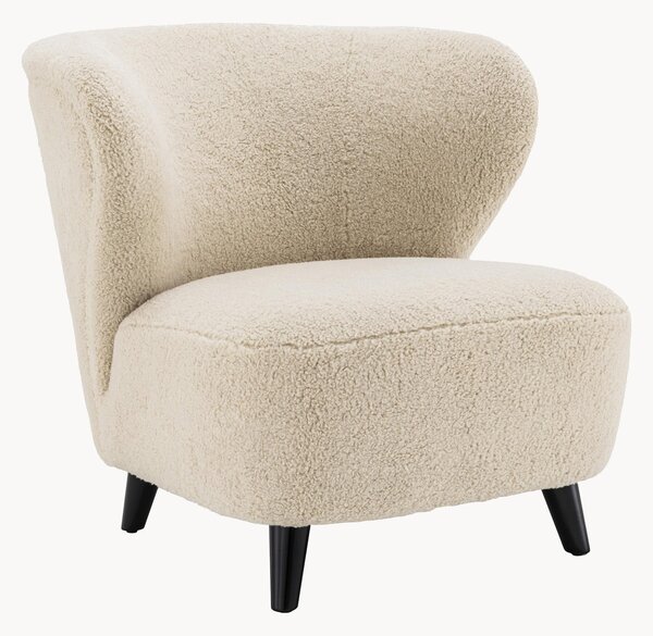 Poltrona lounge in teddy Hydra