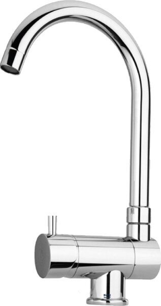 Miscelatore da cucina BieTal® 1 leva 3 vie cromato girevole e pieghevole