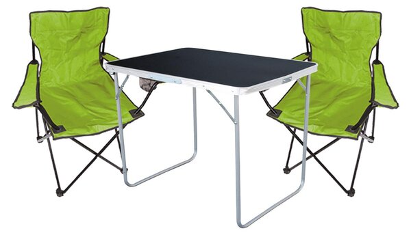 Set da campeggio 3 pezzi mobili da giardino tavolo da campeggio 2 sedia da campeggio sedia pieghevole