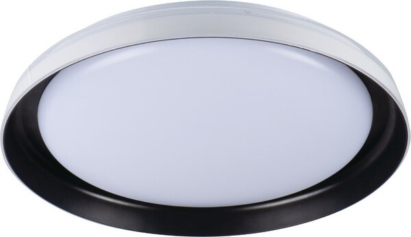 Plafoniera a LED Kanlux NIFU 17,8 W Ø 43 cm, bianco neutro, metallo bianco/nero