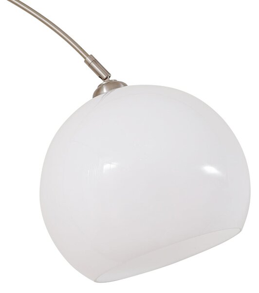 Lampada da terra Lindby, Alverton, Bianco, Soggiorno, Metallo, Moderno