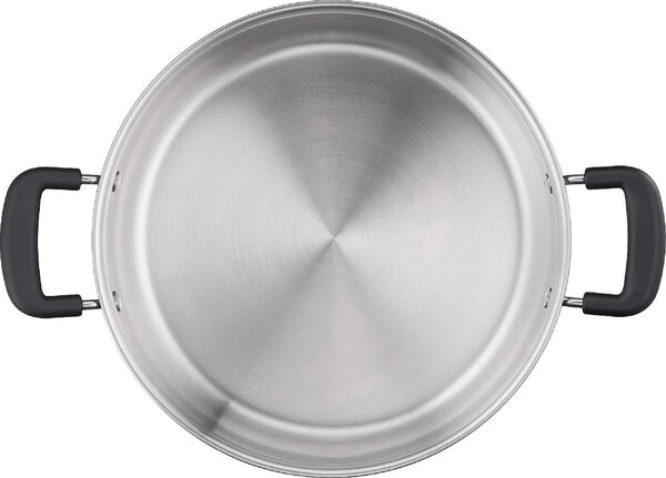LAGOSTINA Pentola a Induzione Casseruola 24 cm Acciaio Inox - Pratica