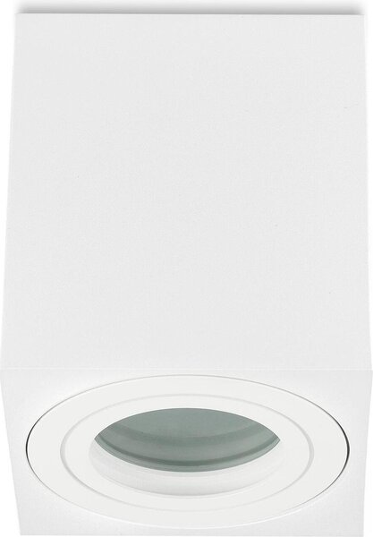 Faretto da incasso Sweet LED per bagno, angolare, GU10, alluminio bianco, IP44