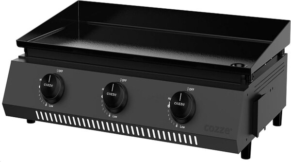 COZZE Plancha Grill Portatile G-700 con 3 bruciatori 50 mbar