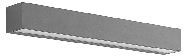 Lucande LED applique Lengo, 50 cm, antracite, piuma, 3.000K