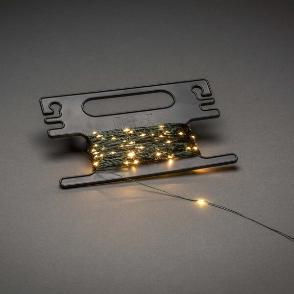 Catena luminosa a goccia Konstsmide LED, con arrotolatore