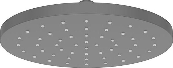 AquaCraft 100 soffione angolare 250x250 mm nero opaco | doccia a pioggia in plastica ABS | soffione 12 l/min | soffione a parete o a soffitto | ugelli anticalcare | accessori doccia moderni