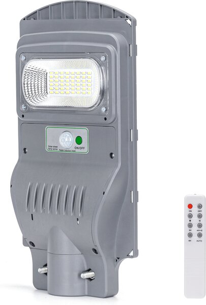 50 W LED lampione solare lampione solare per uso esterno con telecomando 6500K