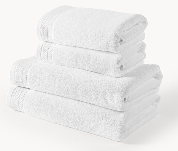 Set di asciugamani in cotone organico Premium, varie misure
