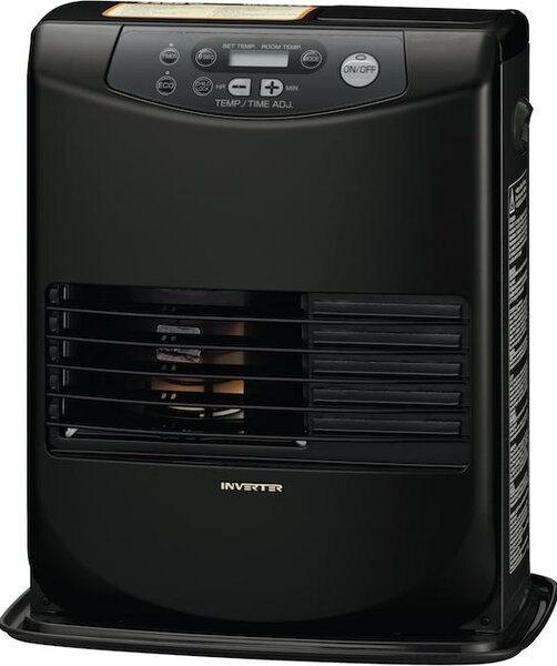 Stufa elettronica a cherosene – Inverter 5008 nera – 3200W – termostato – allarme carburante – 52m²