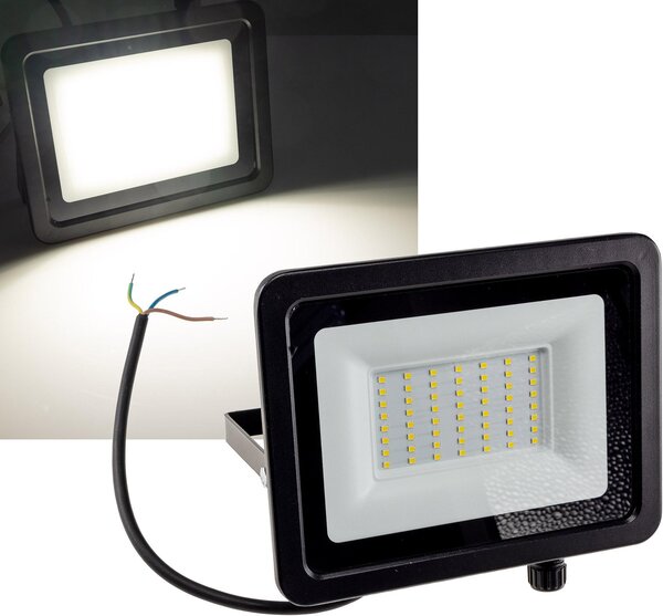 Proiettore LED "CTF-OB 50" IP65, 47W, 4739lm, 4000K bianco neutro