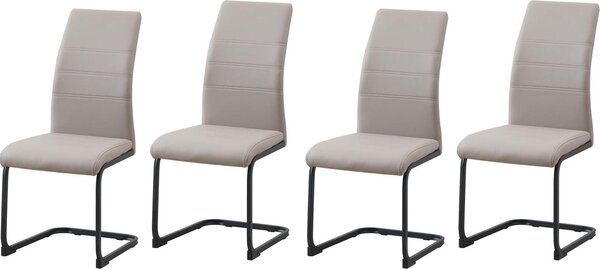 Set di 4 sedie a dondoloPoliuretanocappuccino SallyP HTI-Line