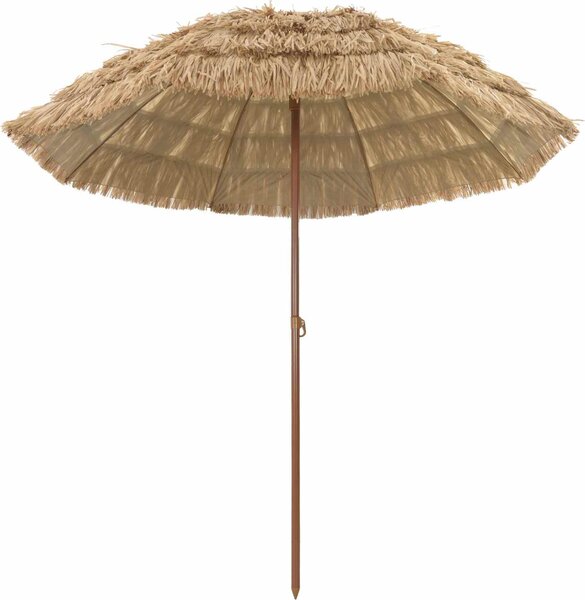 Ombrellone da Spiaggia Naturale 205 x 205 x 210 cm