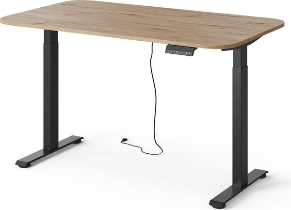 Scrivania Vicco Elevate Nero/Artigianale 140 x 80 cm 2 motori, Model 58667